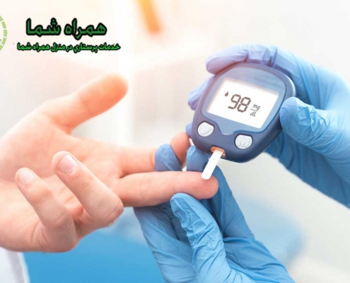بیمار دییابتی مبتلا به کرونا