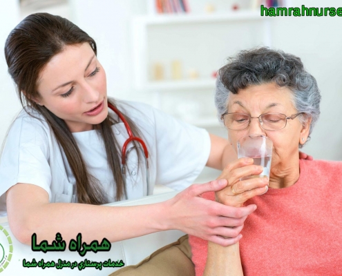 کمبود آب در بدن سالمندان