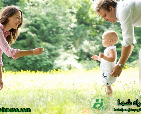 تشویق کودکان نوپا به راه رفتن