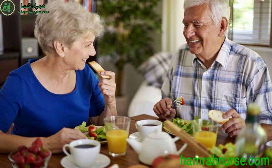 بایدها و نباید های تغذیه ایی در سالمندان