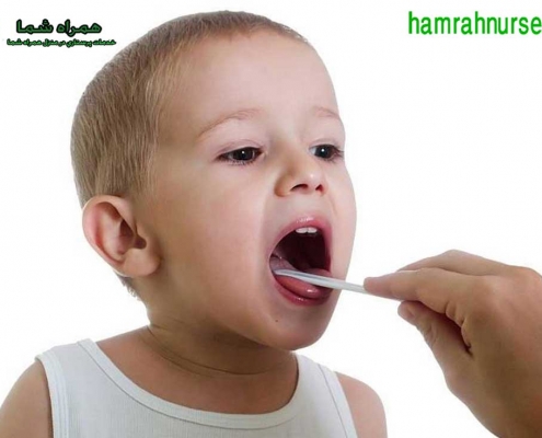 آشنایی با علت گلو درد در کودکان و درمان آن 