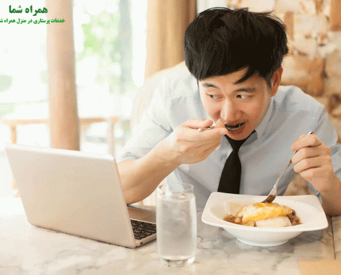 عوارض نجویدن غذا