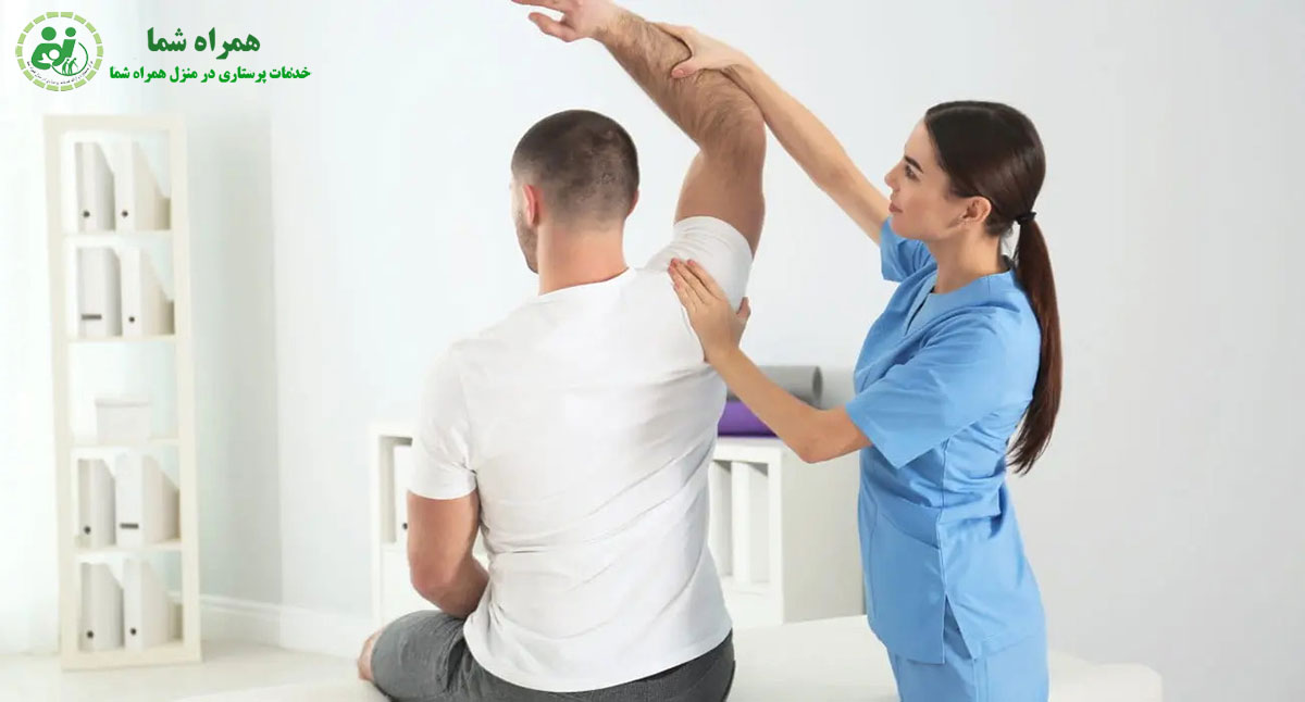 خدمات پرستاری برای بیماران نیازمند فیزیوتراپی در منزل
