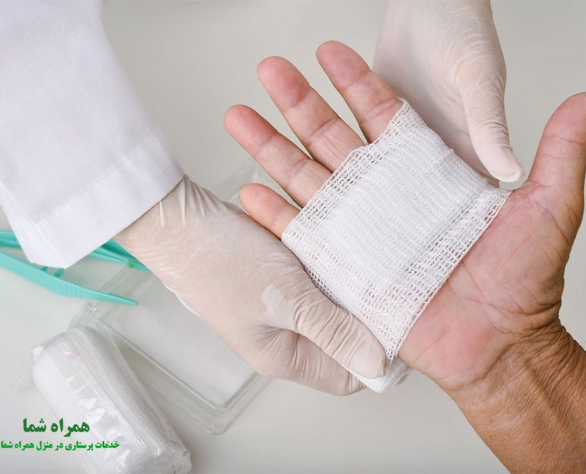 پرستاری در منزل برای مراقبت از بیماران زخم بستر