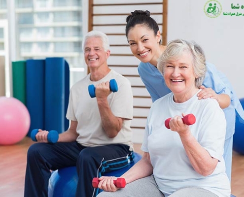 پرستاری در منزل برای بیماران نیازمند فیزیوتراپی