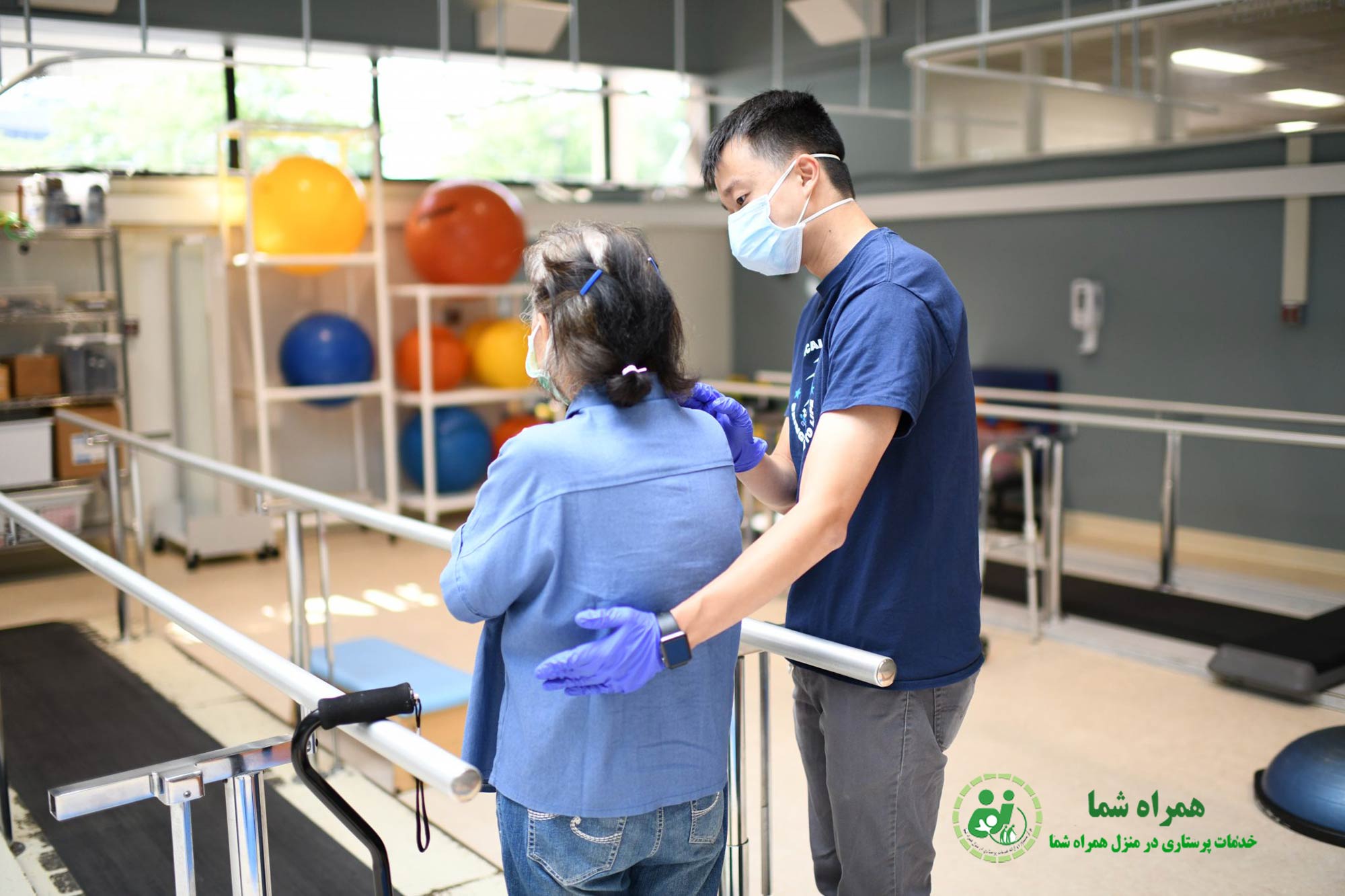 پرستاری در منزل برای بیماران نیازمند فیزیوتراپی